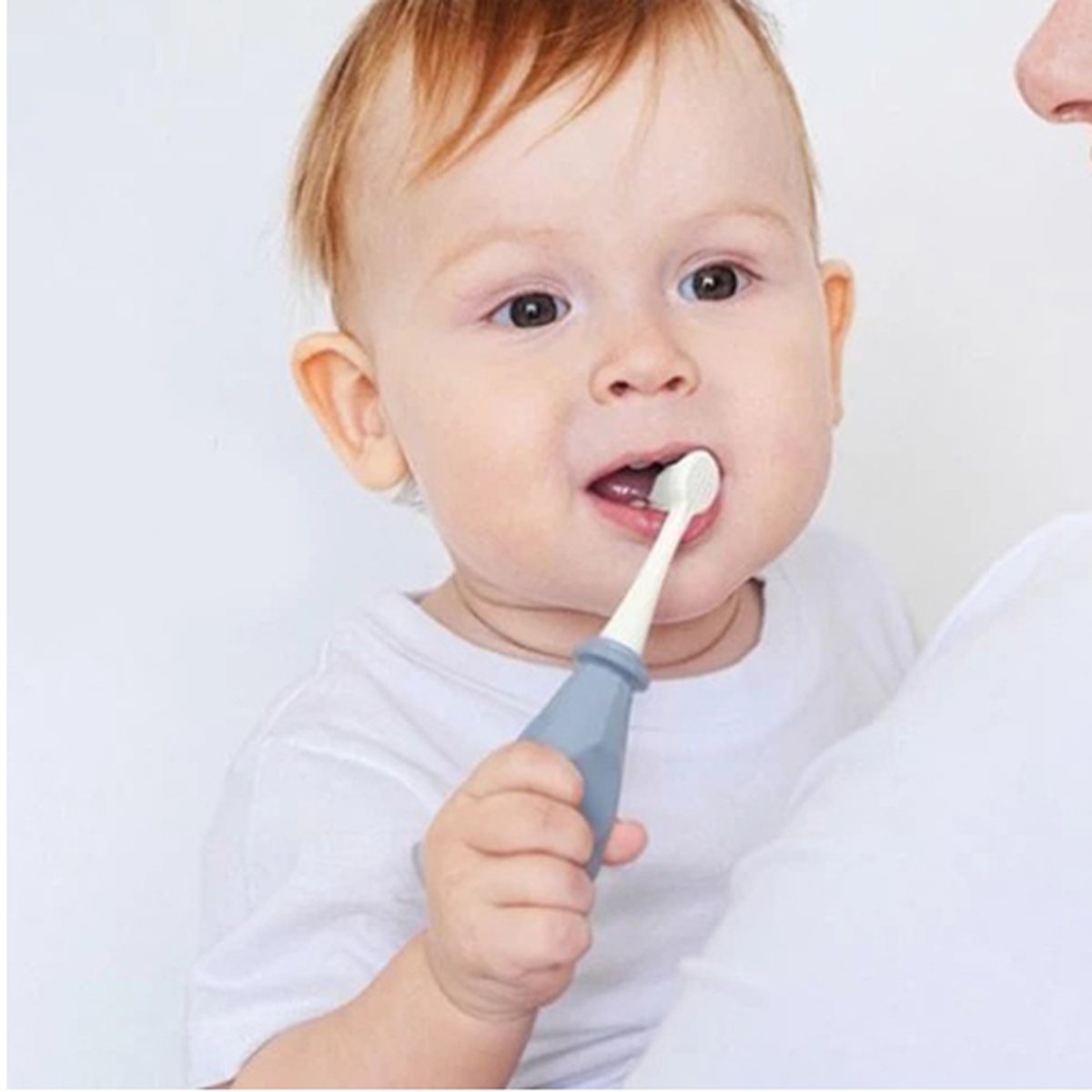 Bàn chải đánh răng lông mềm Kuku cho bé từ 0-3 tuổi KU1148 - mặt trái