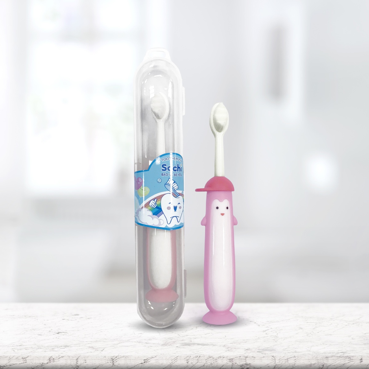 Bàn chải đánh răng siêu mềm Sachi 6M+ (Mẫu ngẫu nhiên) - mặt phải