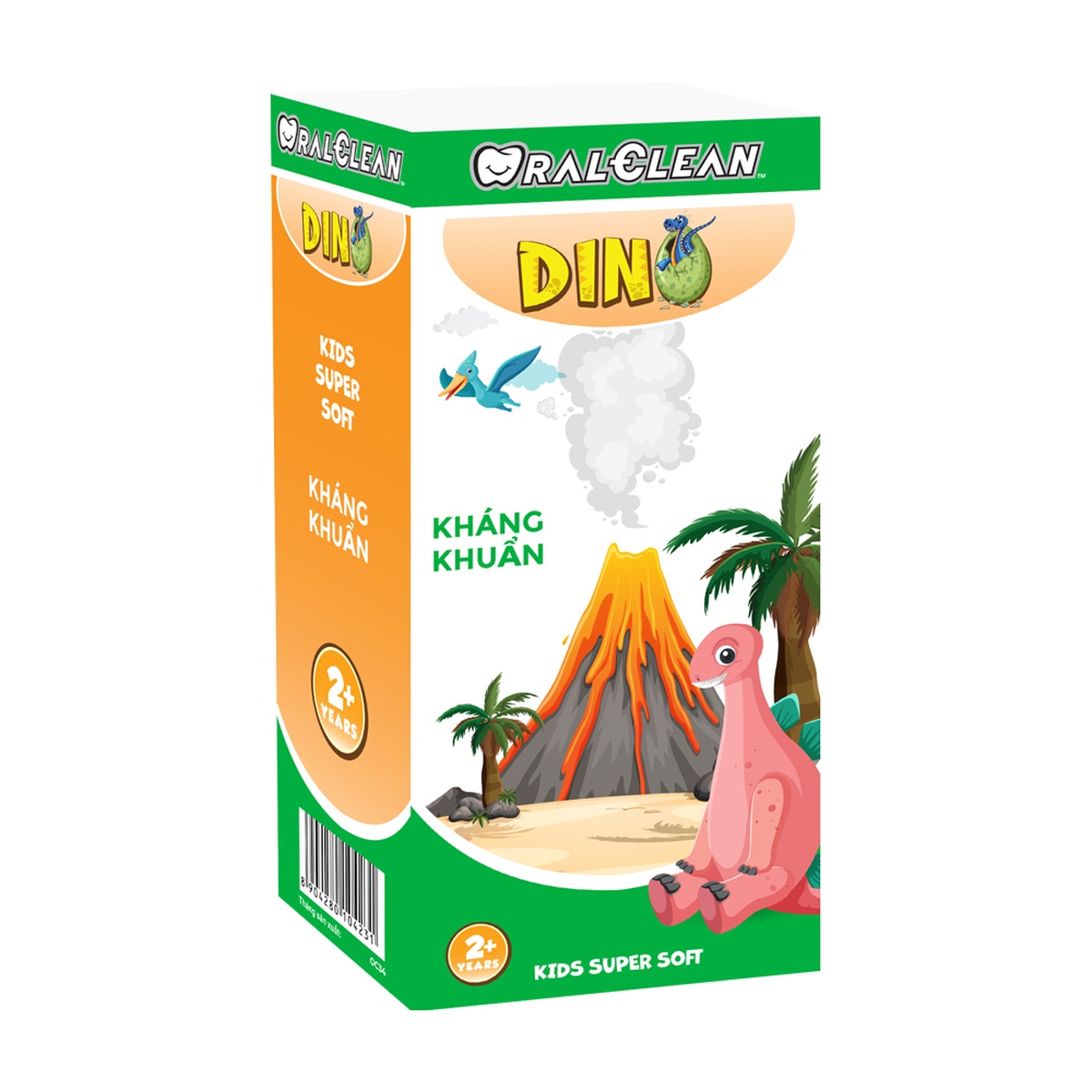 Bàn chải đánh răng OralClean Dino Kids Soft 2Y+ (Màu ngẫu nhiên) - hình 9