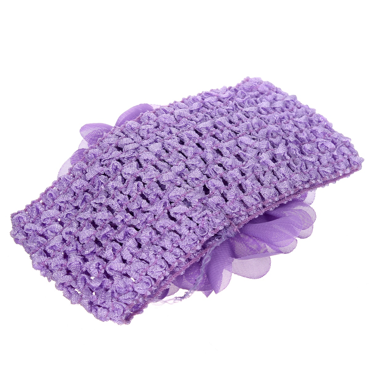Băng đô hoa voan Handmade - mặt phải