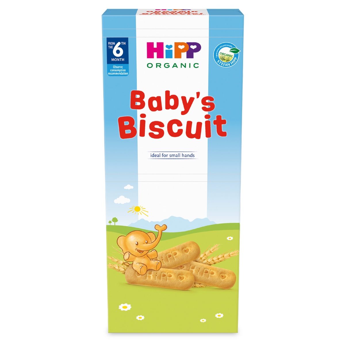 Bánh quy Organic Hipp 82017 180g - mặt trái