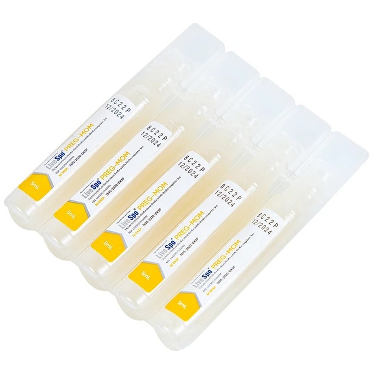 Thực phẩm bảo vệ sức khỏe LiveSpo PREG-MOM hộp 20*5ml - mặt phải