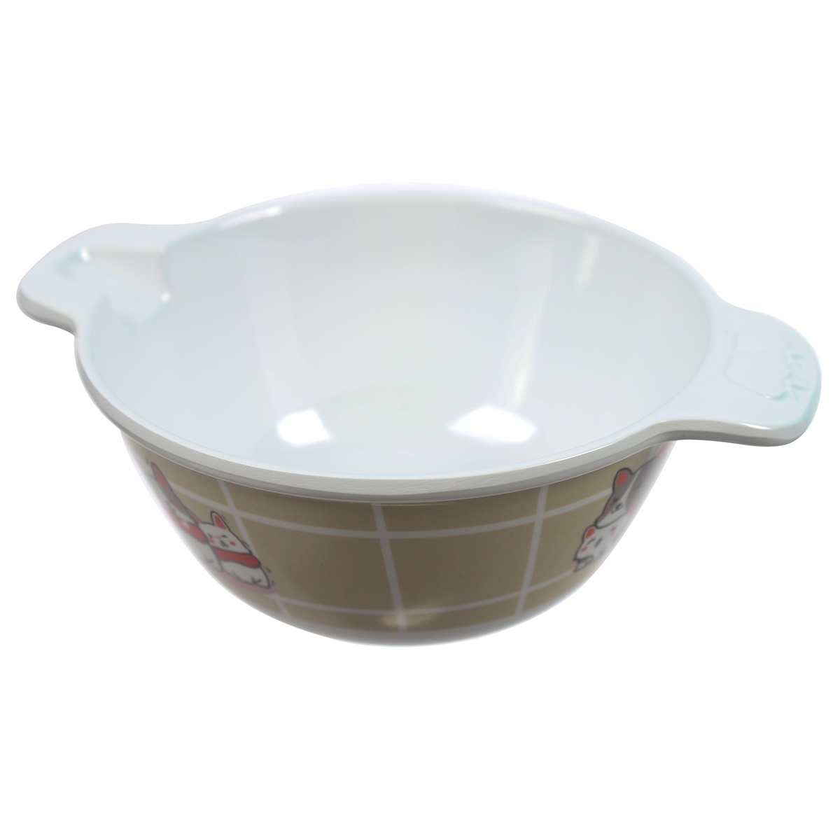 Bát 2 quai có nắp Puppy love BL 143-5 - mặt trái