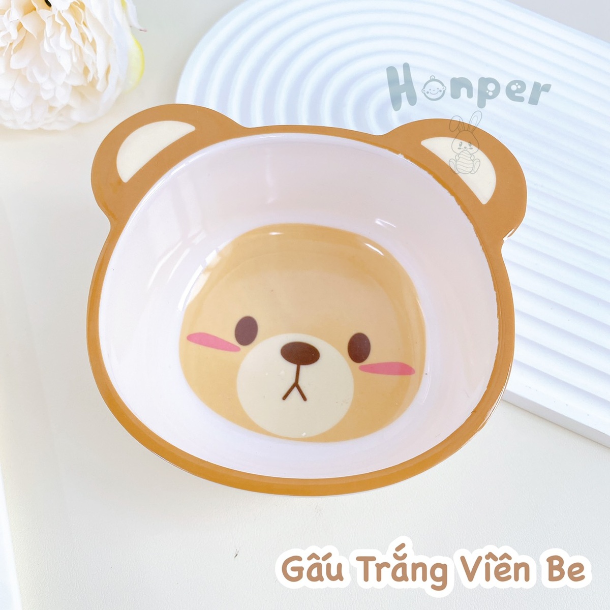 Bát ăn cho bé Honper HP2802 (Mẫu ngẫn nhiên) - góc nghiêng