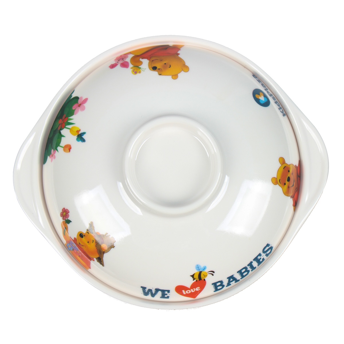 Bát ăn dặm có nắp Kidsplaza BB005 5.5inch (145g) - mặt sau