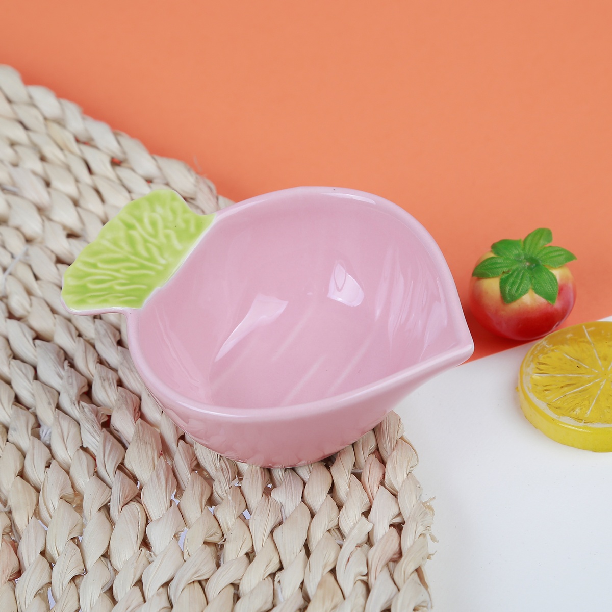 Bát ăn dặm hình hoa quả ngộ nghĩnh AC (Màu ngẫu nhiên) - mặt trái