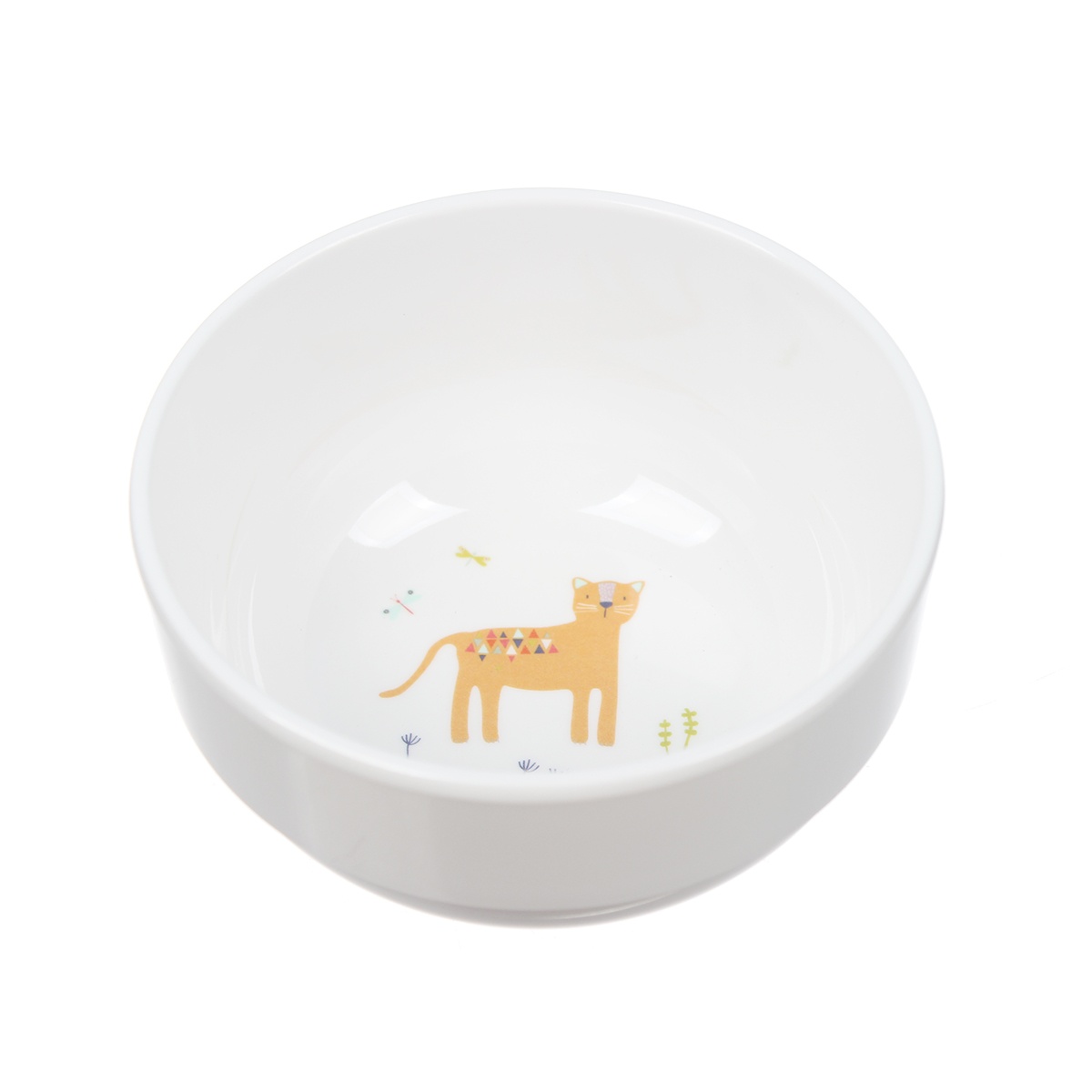 Bát ăn dặm KidsPlaza U06 Forest Blue 100g - mặt trái