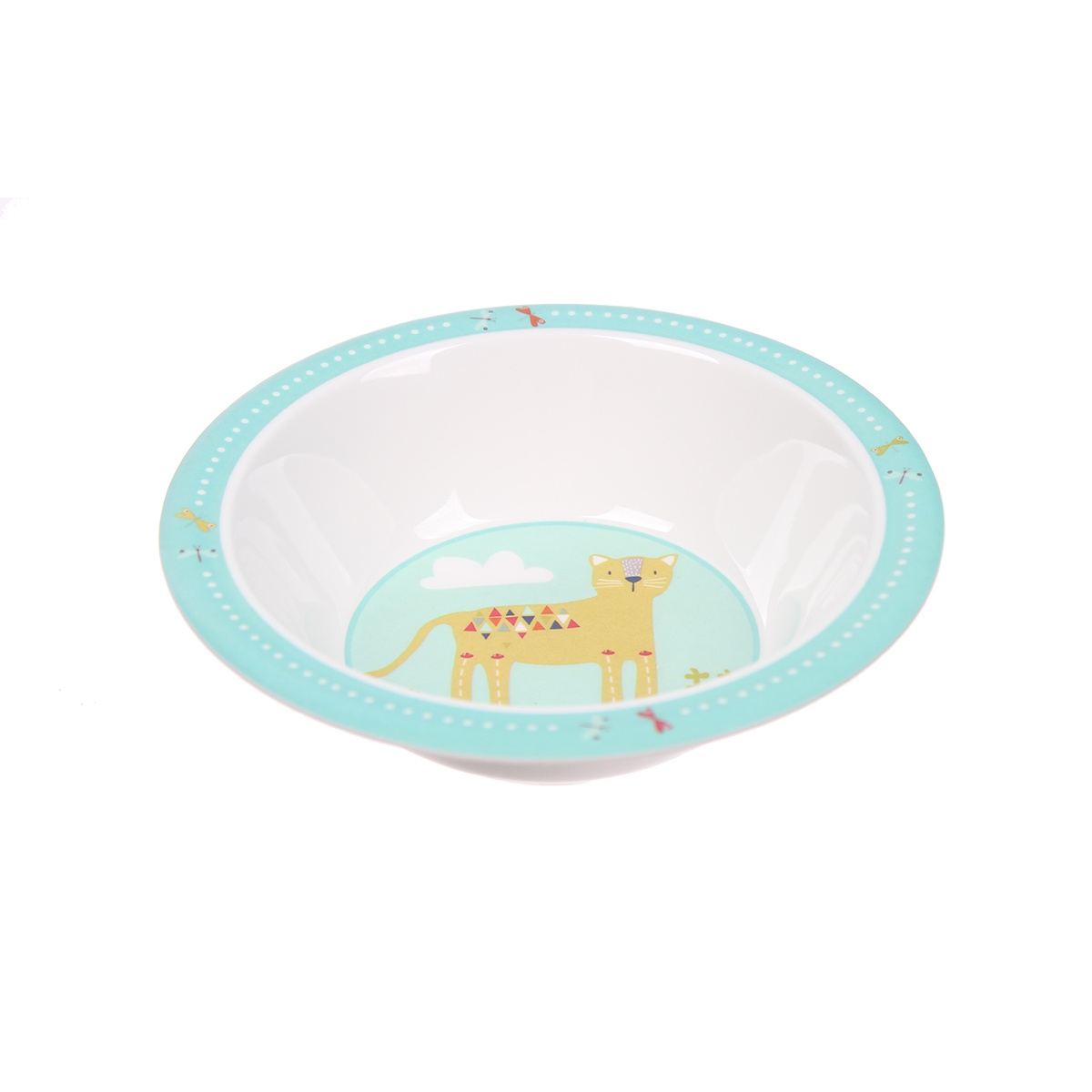 Bát ăn dặm KidsPlaza U07 Forest Blue 90g - mặt trái