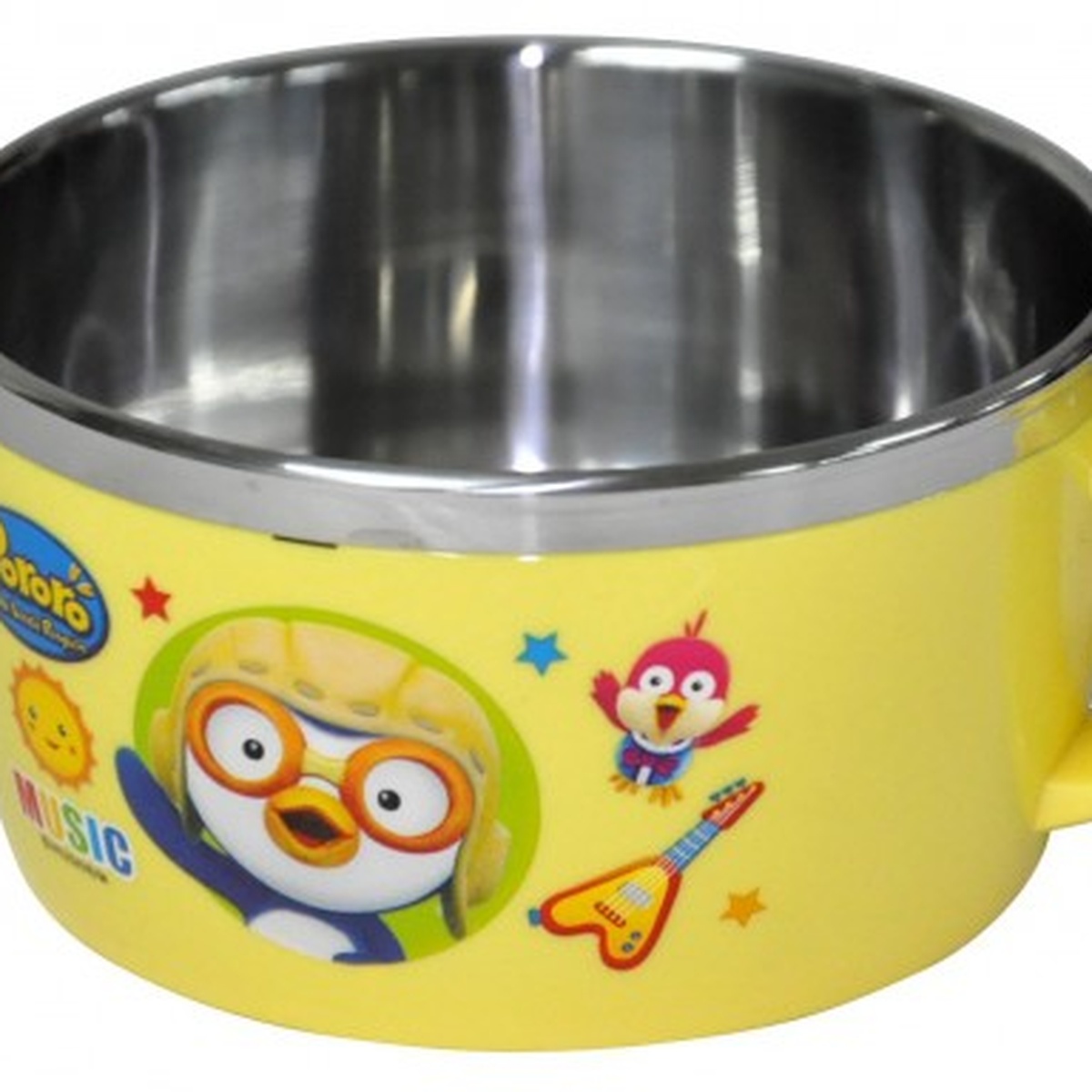 Bát ăn Inox Pororo loại to - mặt sau