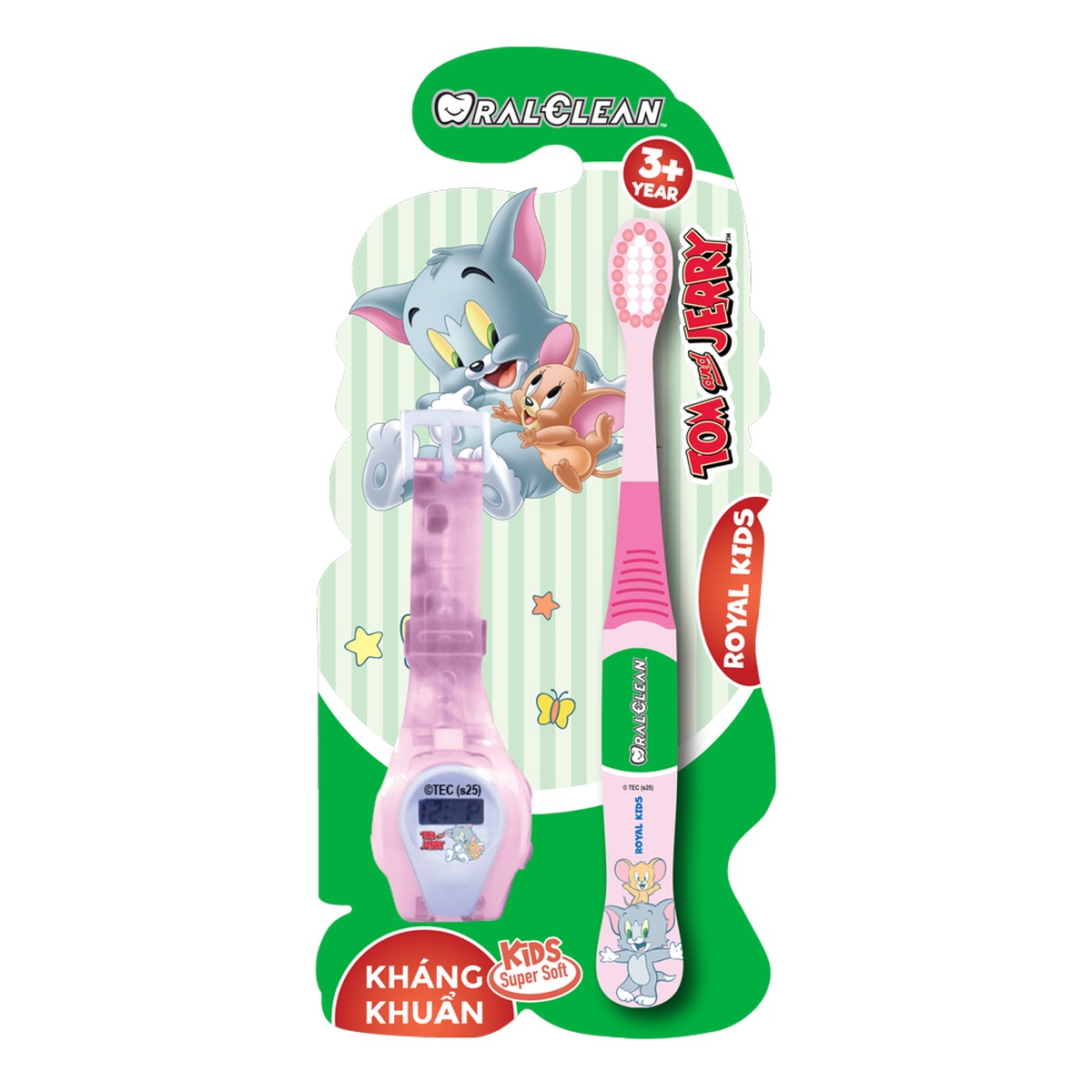 Bàn chải đánh răng Oral Clean Royal Kid/Formula Soft 3Y+ (Màu ngẫu nhiên) - mặt phải