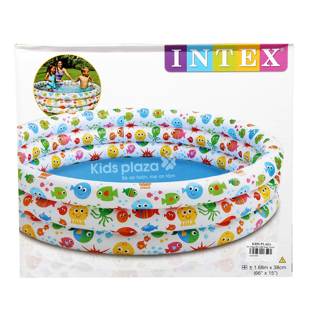 Bể bơi phao cho bé 3 tầng INTEX-NK 56440 - mặt sau