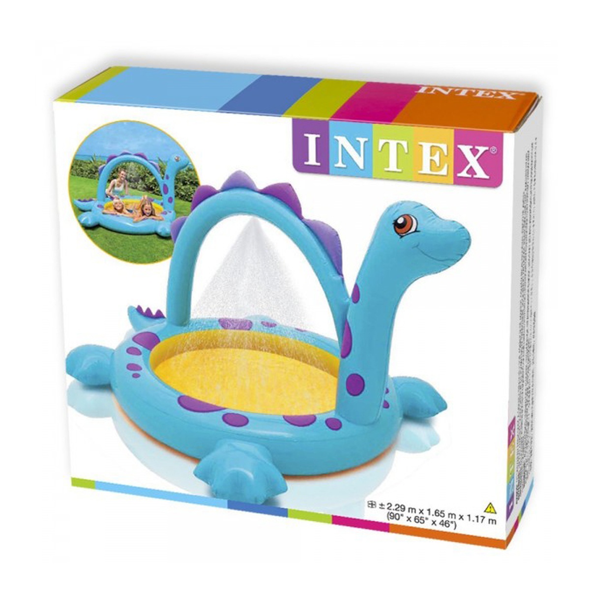 Bể bơi khủng long Intex 57437 - mặt phải