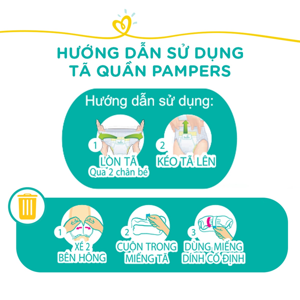 Bỉm - Tã quần Pampers cao cấp Nhật Bản size XL 36 miếng - hình 8