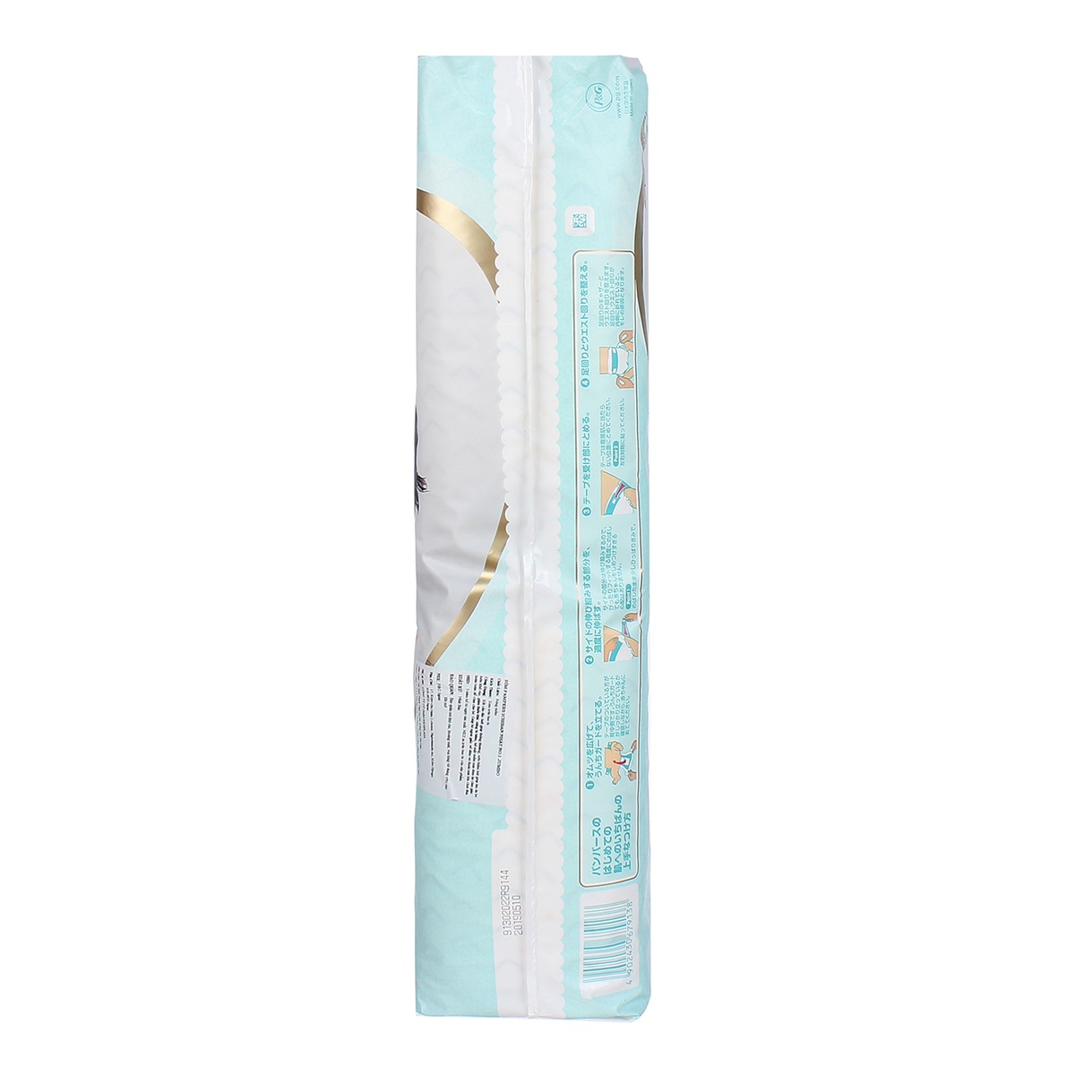 Bỉm - Tã dán Pamper Ichiban Jumbo size L 52 Nhật Bản - mặt trái