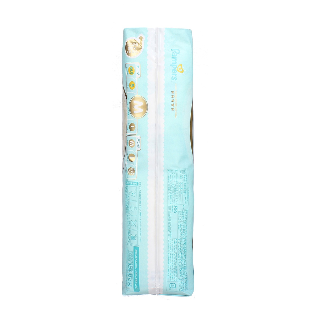 Bỉm - Tã dán Pamper Ichiban Jumbo size M 62 Nhật Bản - mặt phải