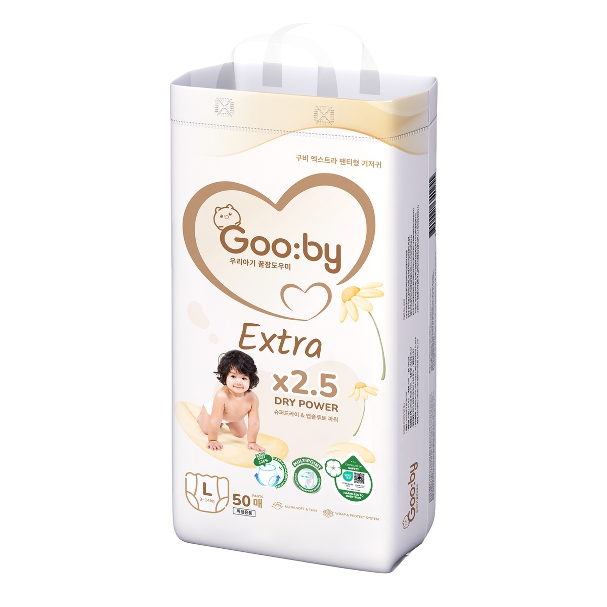  Bỉm - Tã quần Gooby Extra size L 42 miếng (cho bé 9 - 14kg) - mặt trái