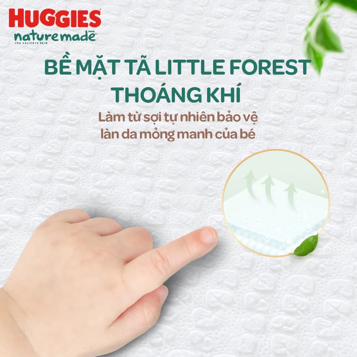 Bỉm/ tã quần Huggies Naturemade size XL38 (cho bé từ 12-17kg) - EC - mặt sau