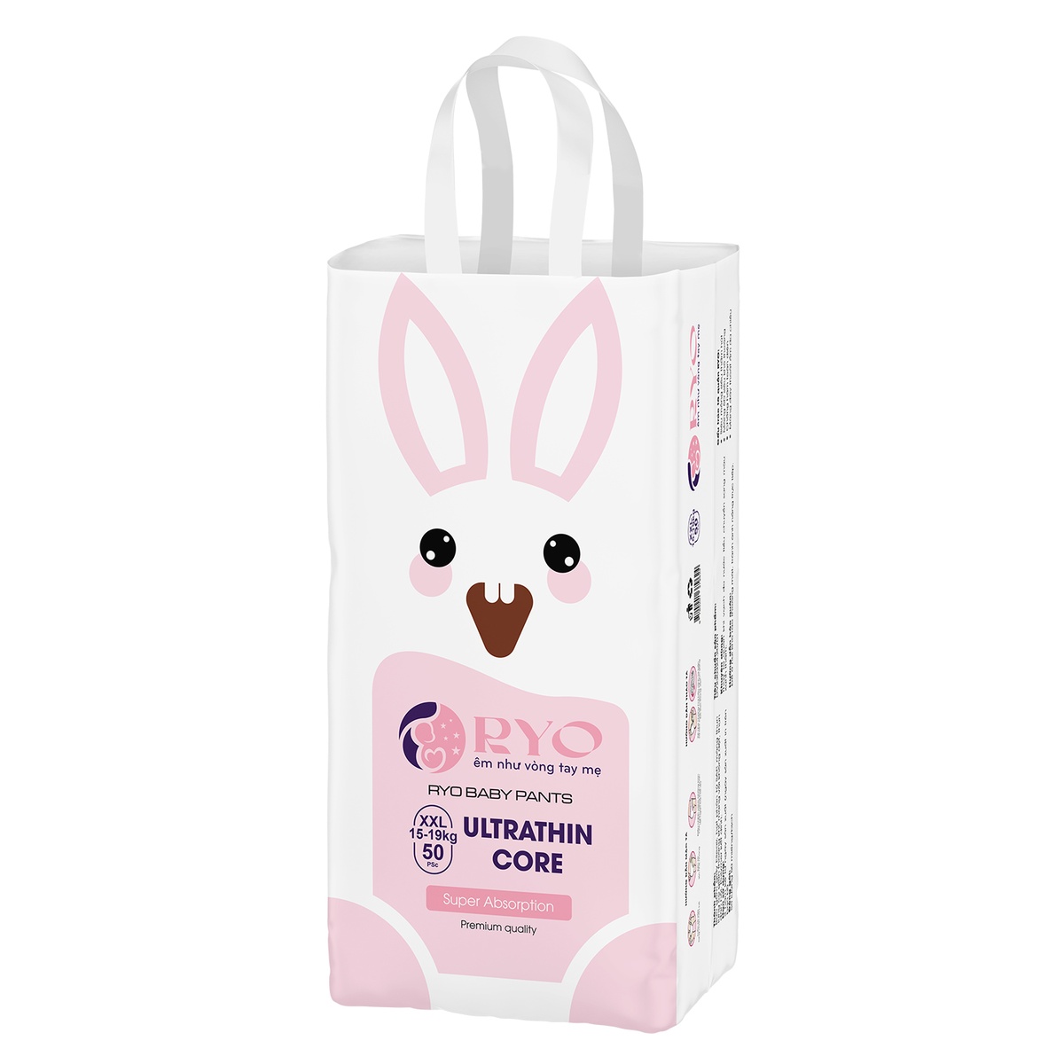 Bỉm - Tã quần Ryo XXL 50 miếng (cho bé 15-19kg) - mặt trái