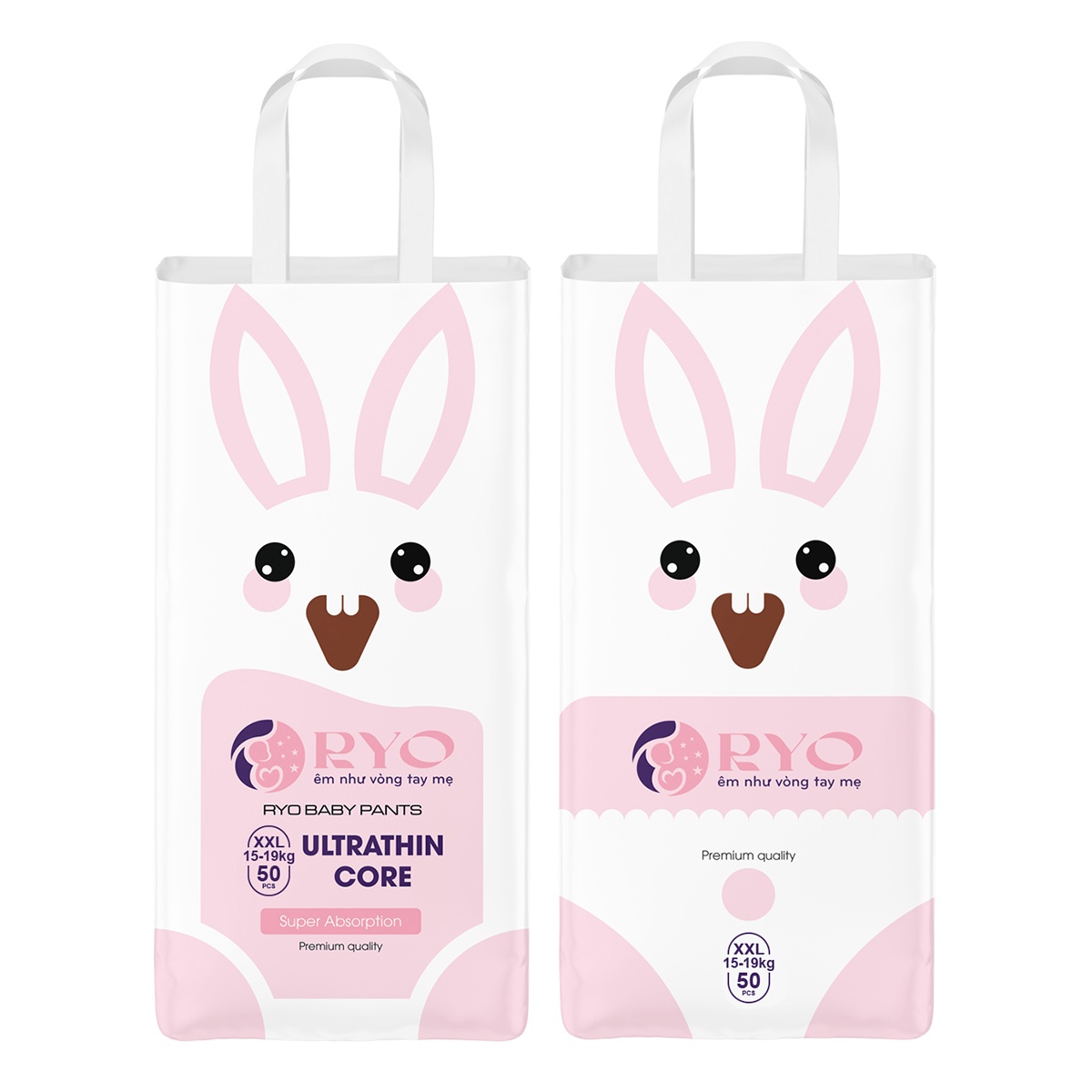 Bỉm - Tã quần Ryo XXL 50 miếng (cho bé 15-19kg) - mặt sau