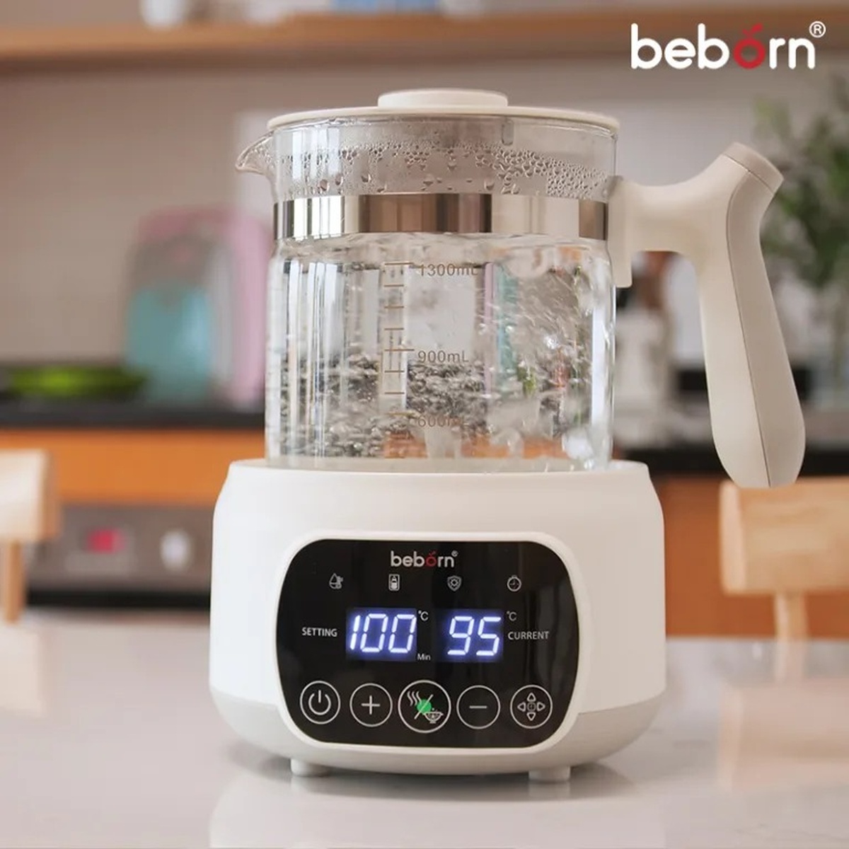 Máy đun nước giữ nhiệt Beborn K05KB  - góc nghiêng