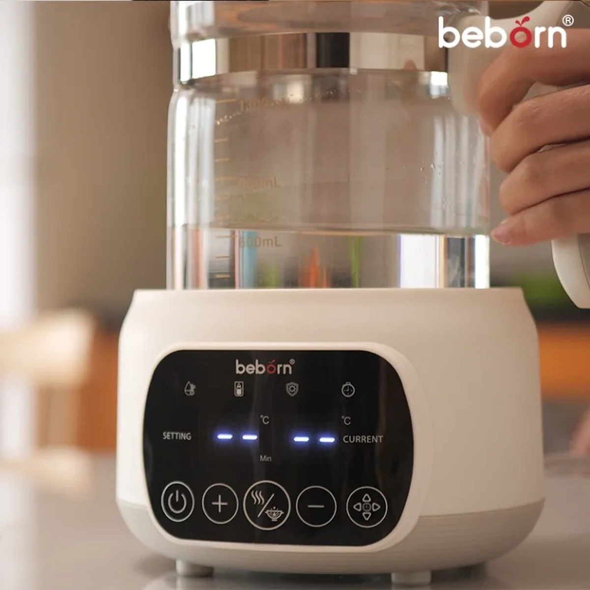 Máy đun nước giữ nhiệt Beborn K05KB  - mặt sau