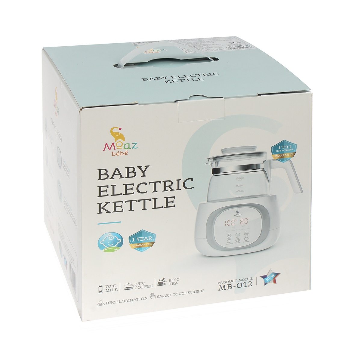 Máy đun nước thông minh Moaz Bébé MB012 - mặt sau
