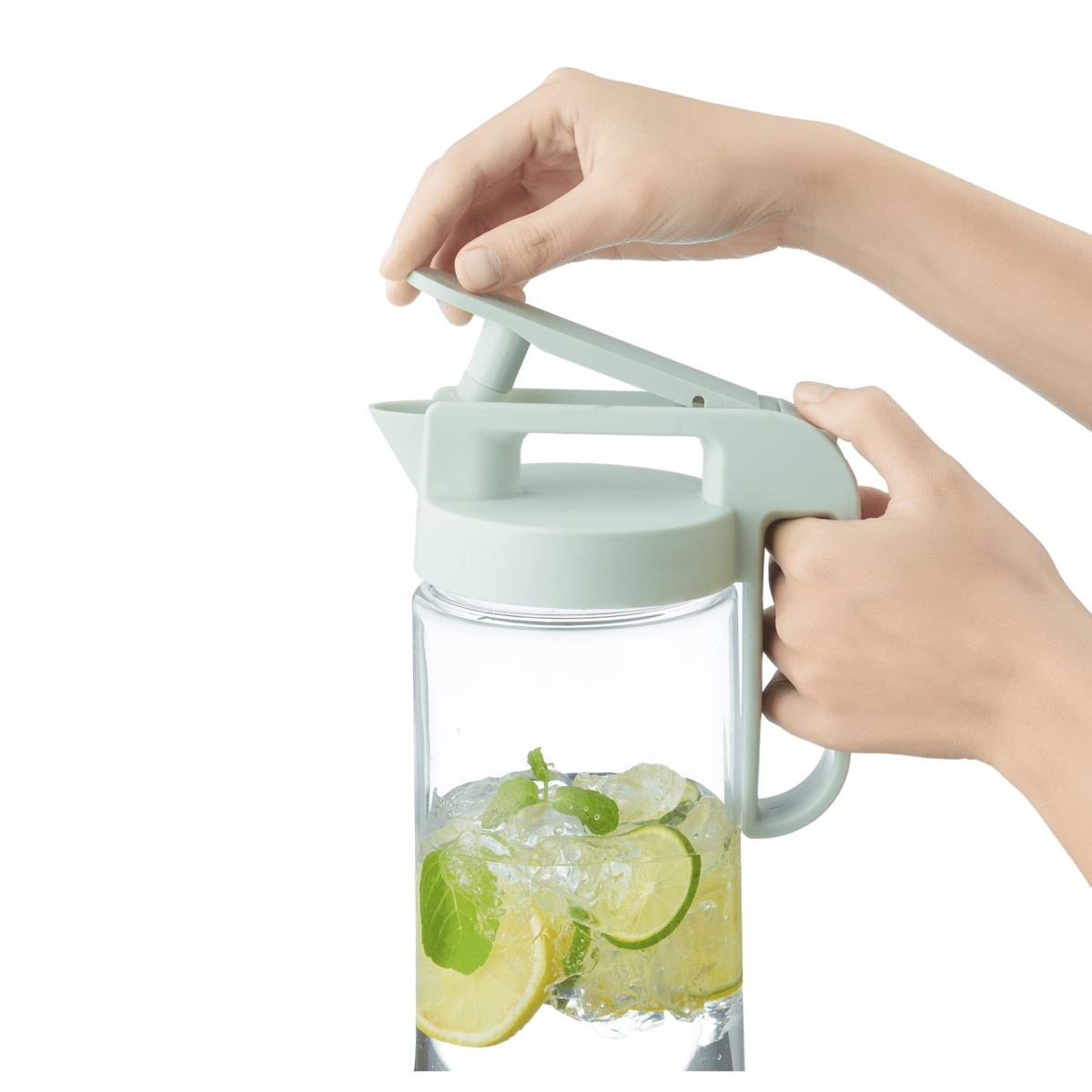 Bình nước cao cấp Biwa Plus 2,1L - góc nghiêng