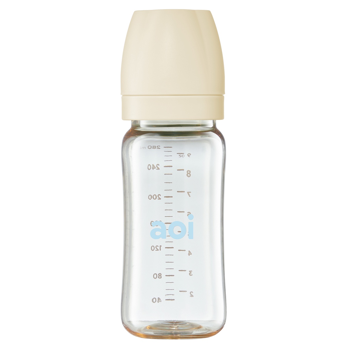 Bình sữa Aoi PPSU Flora 280ml (Màu ngẫu nhiên) - mặt sau