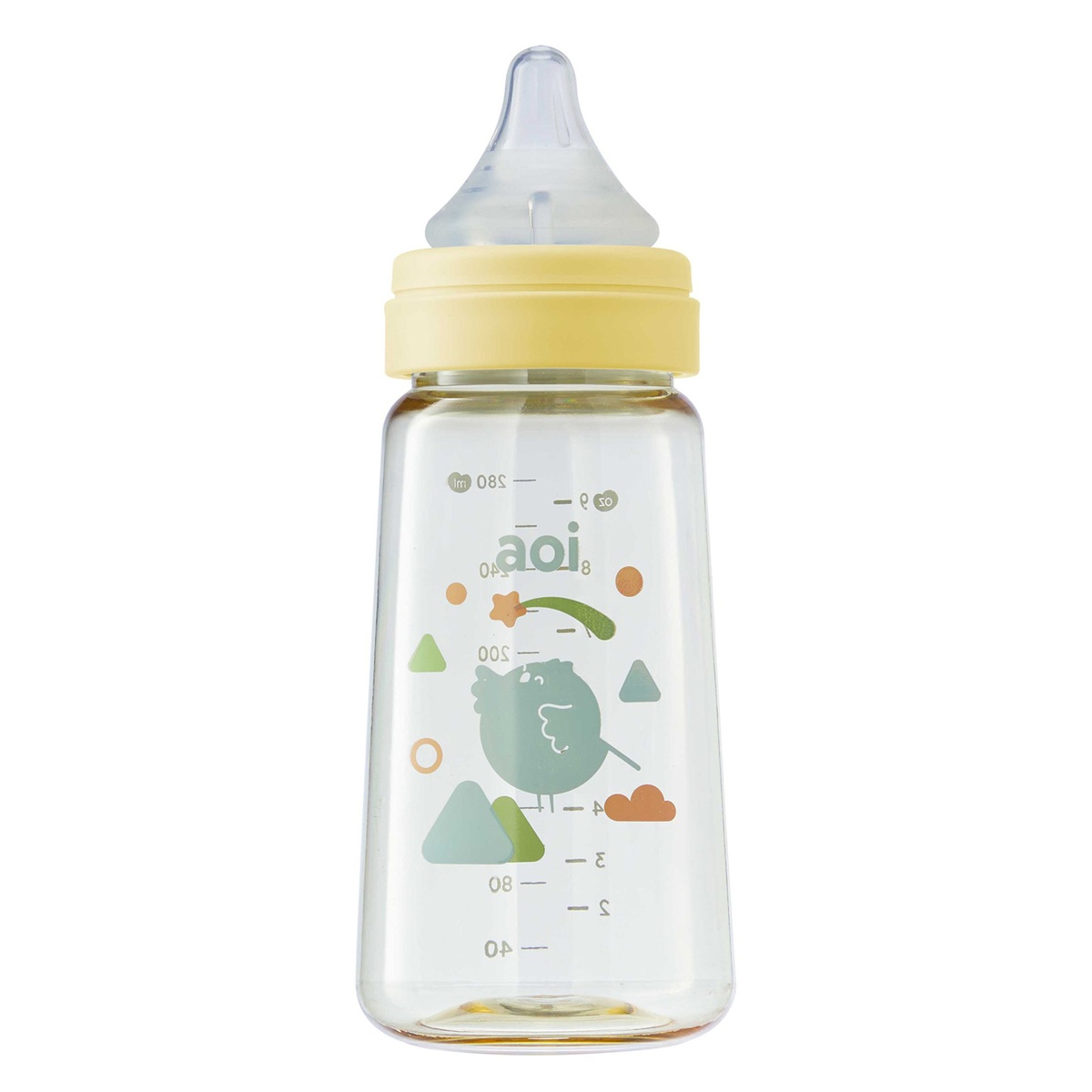 Bình sữa Aoi PPSU Moon 280ml - mặt sau