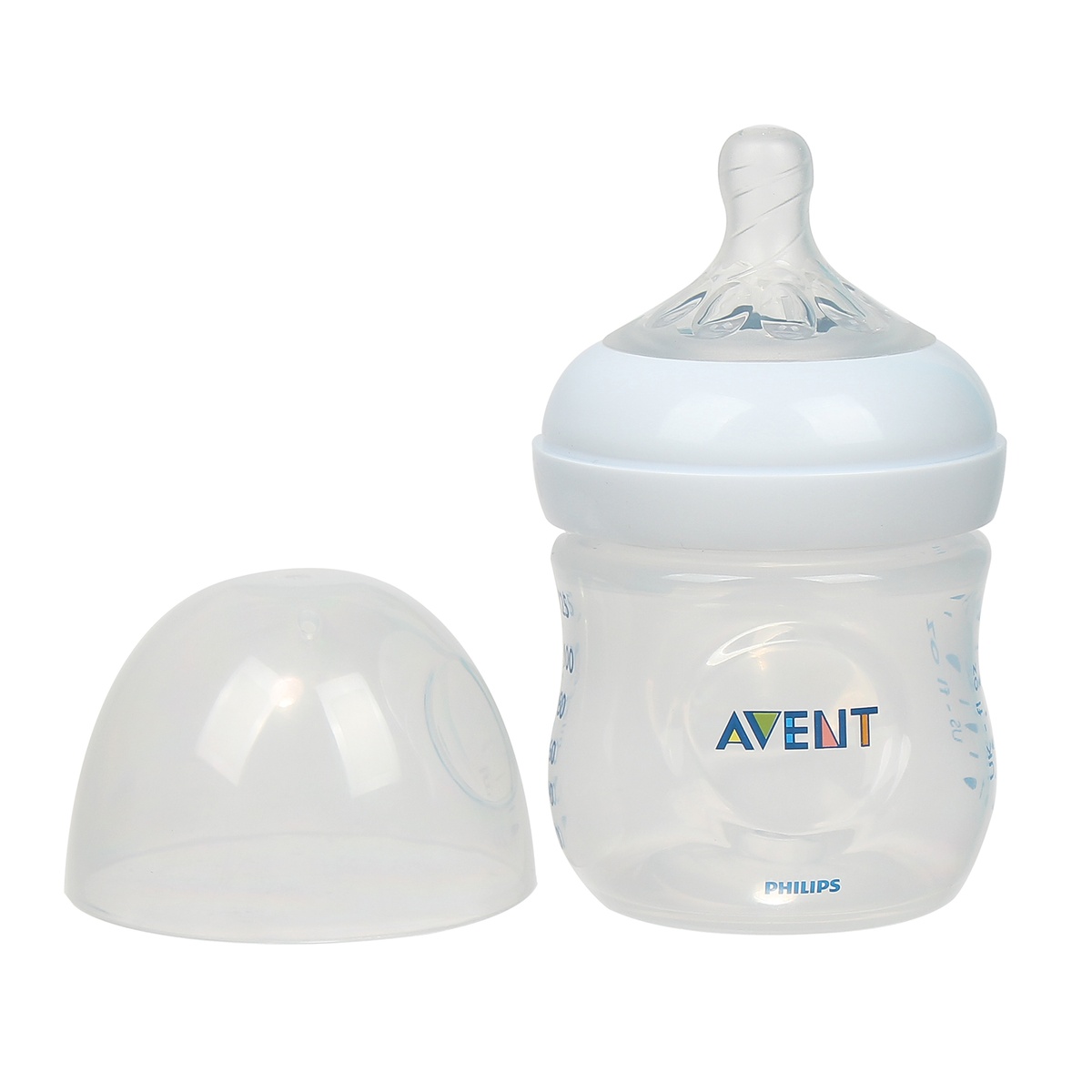 Bình sữa Avent 125ml (0 - 6 tháng) - mặt trái