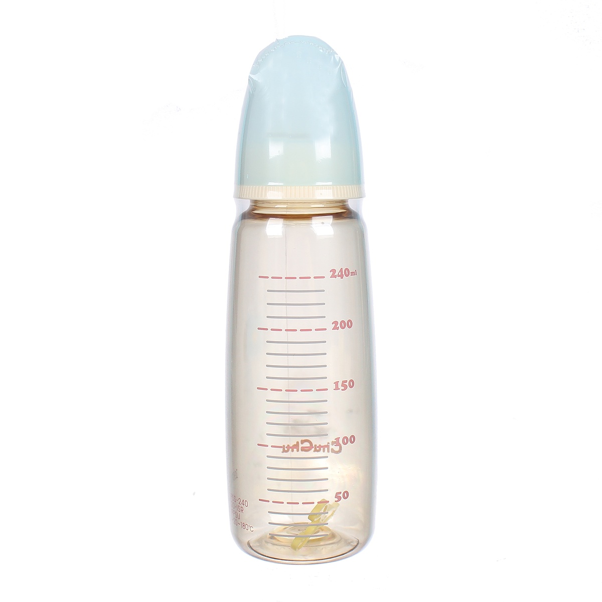 Bình sữa Chuchu cổ hẹp 240ml (Nhựa PPSU) - mặt trái