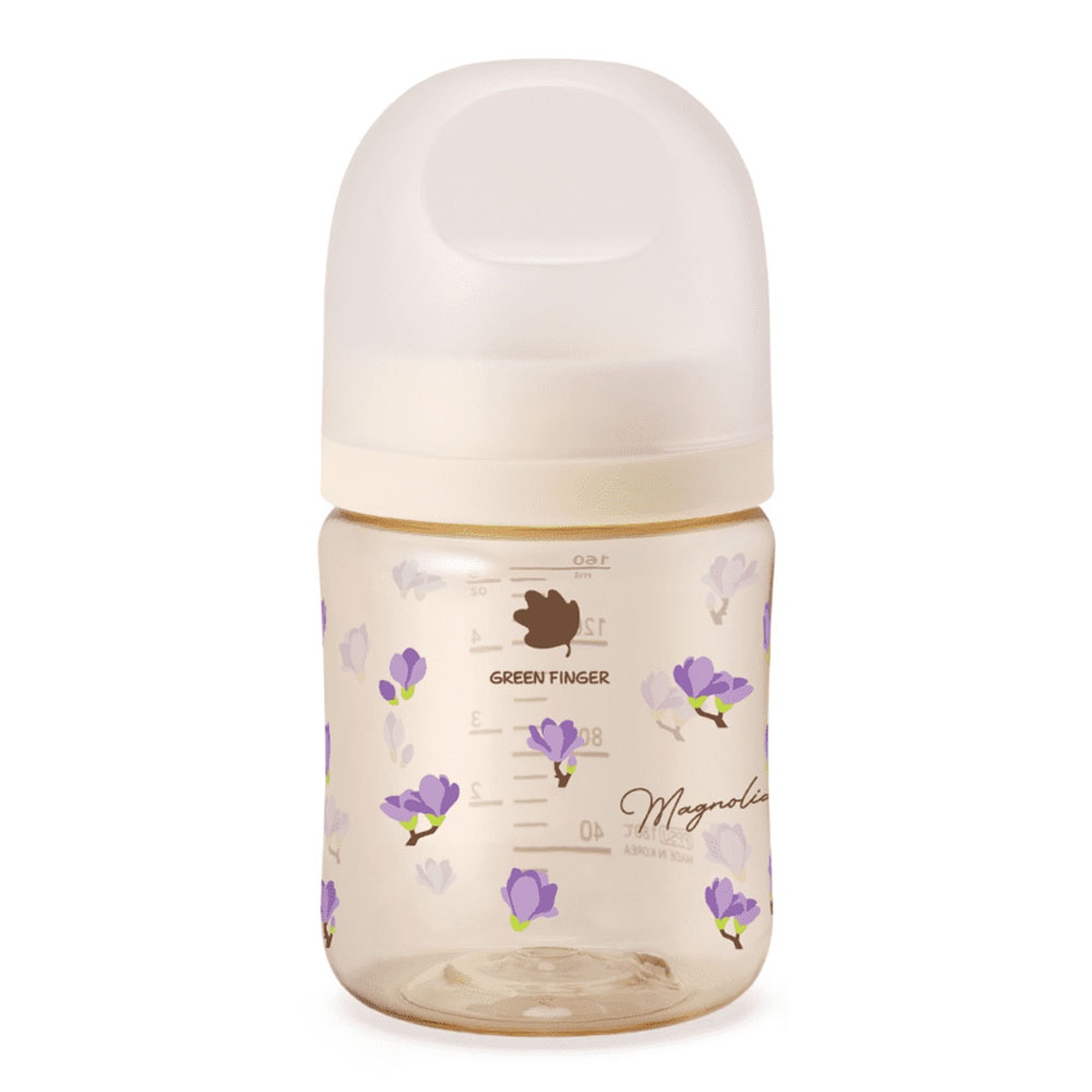 Bình sữa Green Finger Bebegrow PPSU 160ml (Họa tiết ngẫu nhiên) - mặt trái