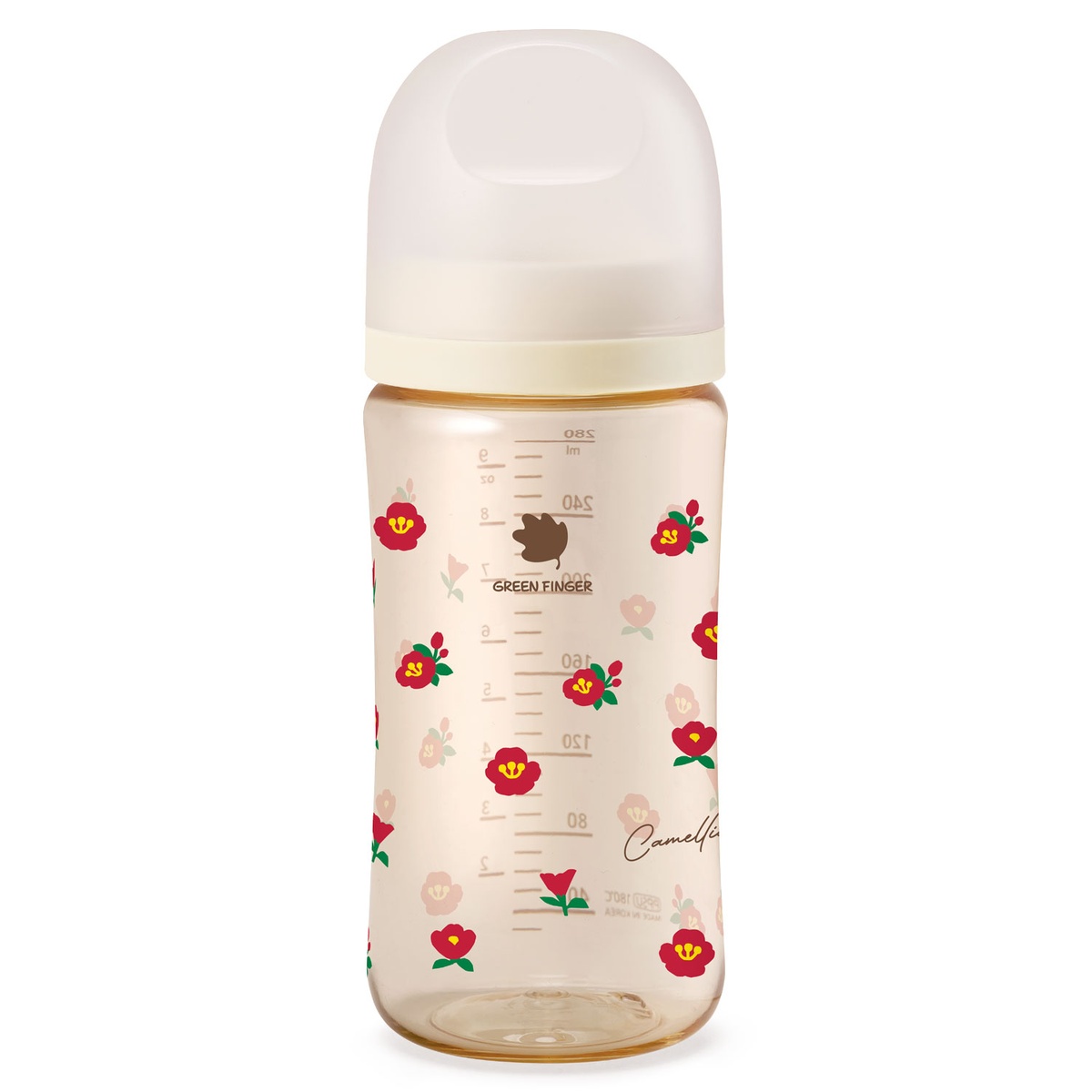  Bình sữa Green Finger Bebegrow PPSU 280ml (Họa tiết ngẫu nhiên) - mặt phải