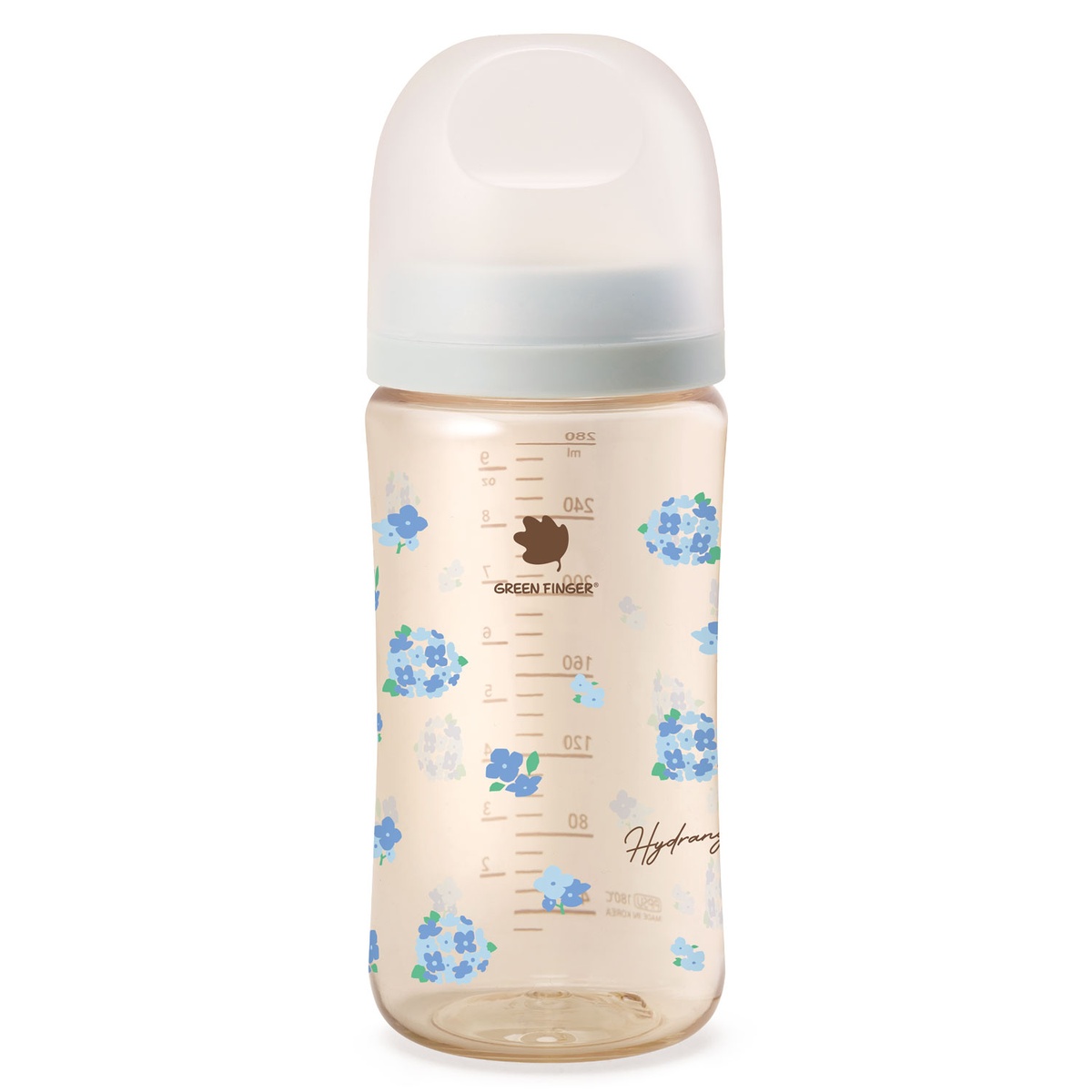  Bình sữa Green Finger Bebegrow PPSU 280ml (Họa tiết ngẫu nhiên) - mặt sau