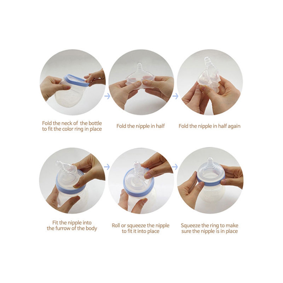 Núm ty Silicone Mamachi Y cut dành cho bé ăn cháo từ 6 tháng tuổi trở lên - hình 8