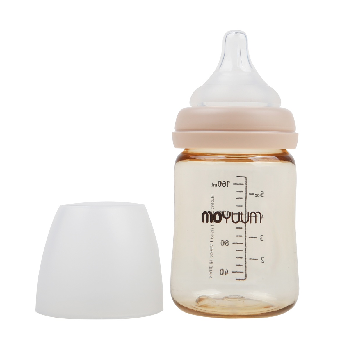 Bình sữa Moyuum 170ml chính hãng cho bé   - mặt sau