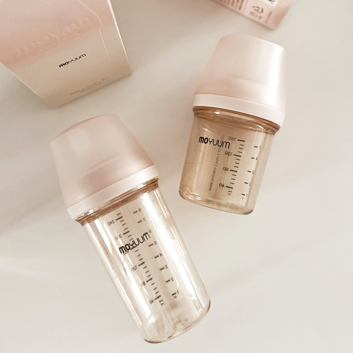 Bình sữa Moyuum Mov.aa cổ rộng thế hệ mới Basic 160ml - hình 6