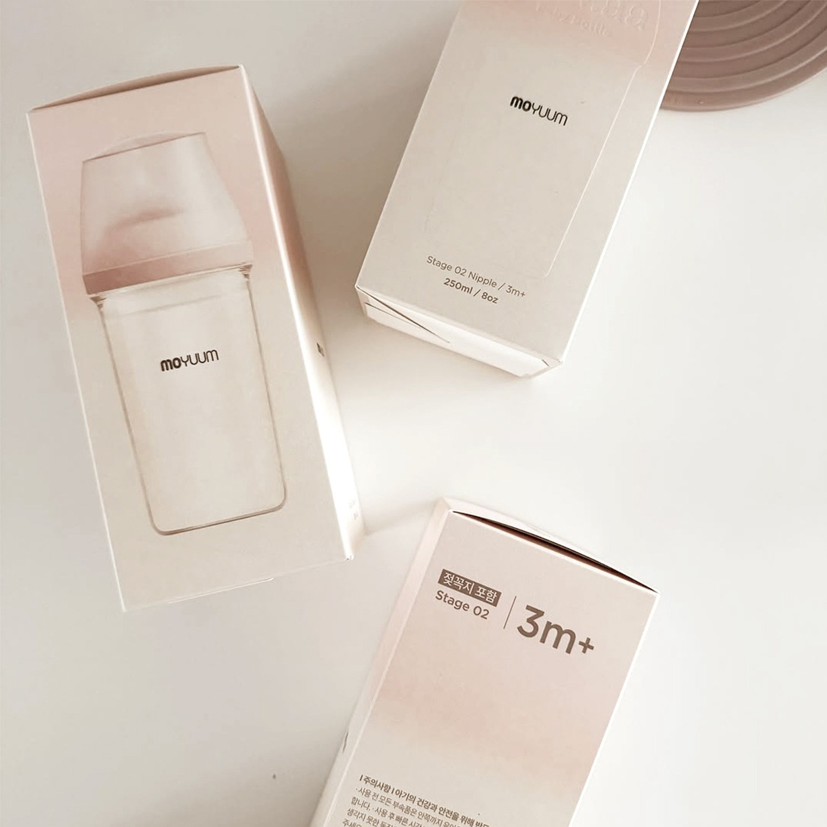 Bình sữa Moyuum Mov.aa cổ rộng thế hệ mới Basic 250ml  - hình 6
