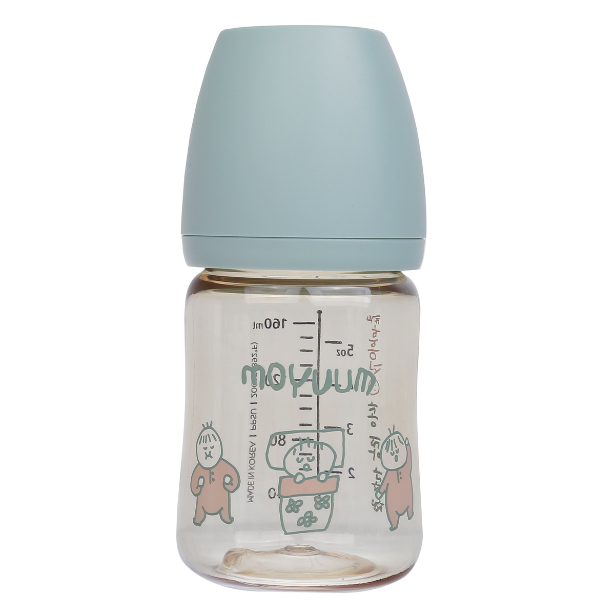 Bình sữa Moyuum Ogu Ogu xanh 170ml  - hình 6