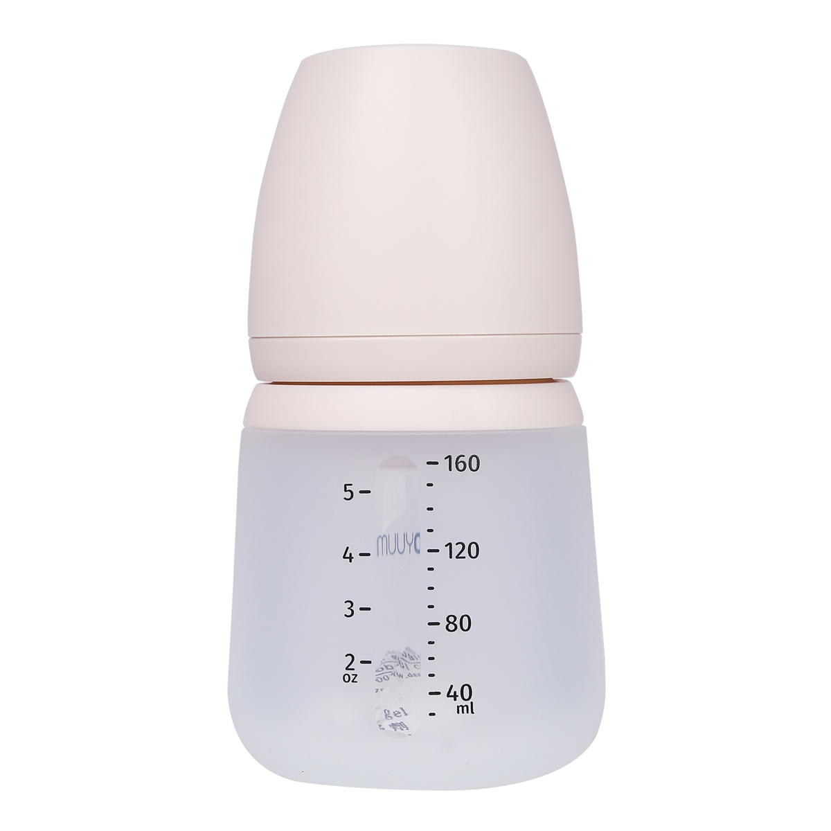 Bình sữa Moyuum silicone 160ml - mặt sau