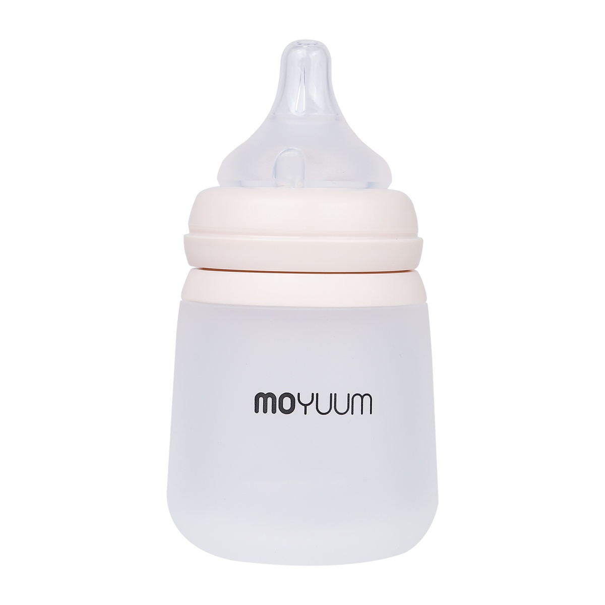 Bình sữa Moyuum silicone 160ml - góc nghiêng