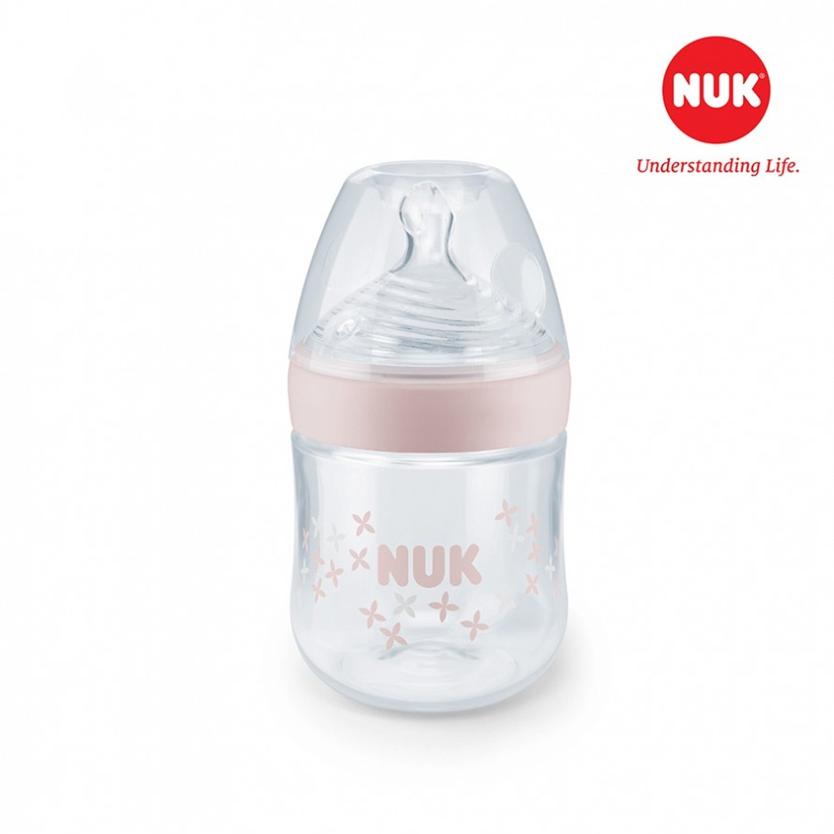 Bình sữa NUK PP Nature Sense 150ml núm ty Silicone S1 - M - mặt phải