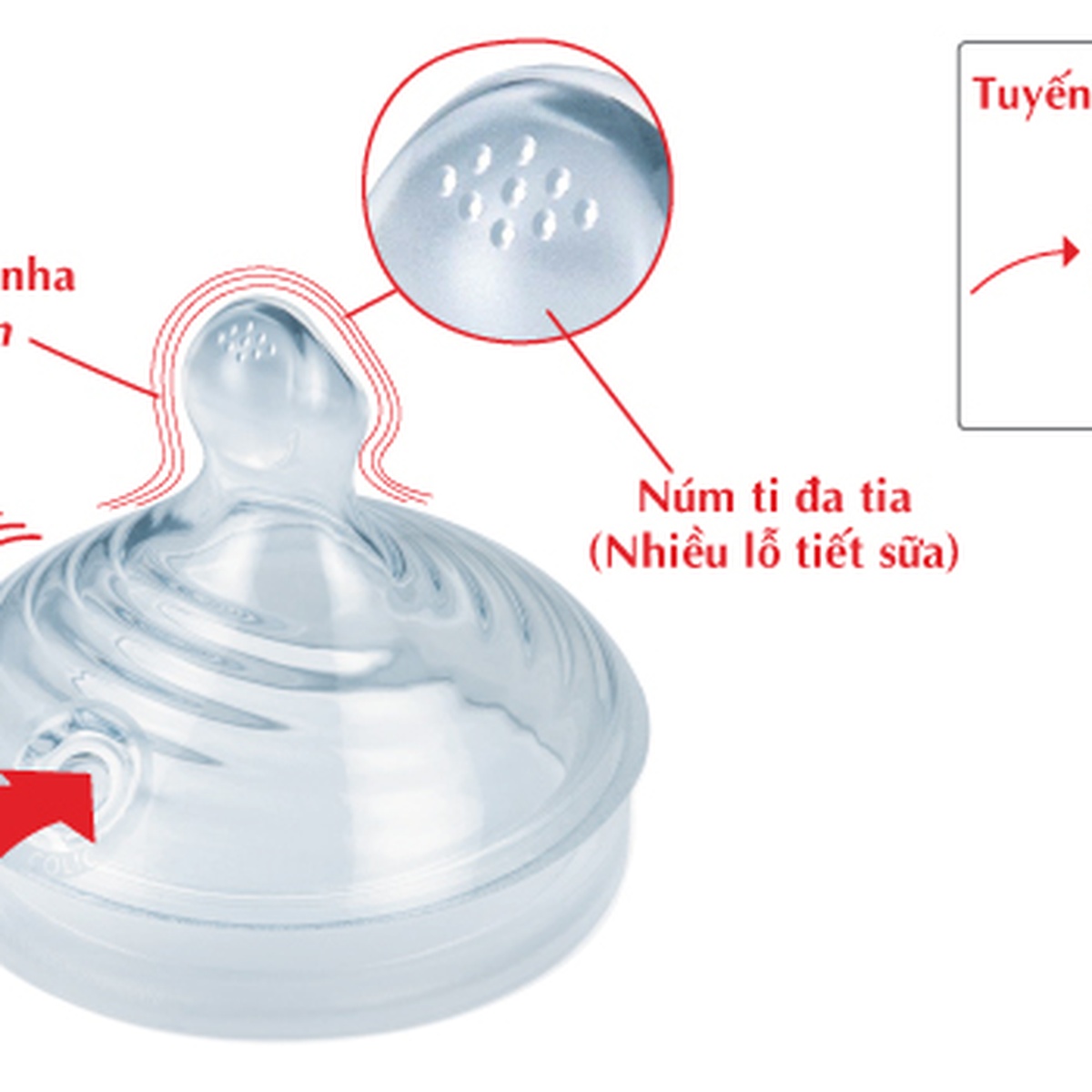 Bình sữa NUK PP Nature Sense 150ml núm ty Silicone S1 - M - góc nghiêng