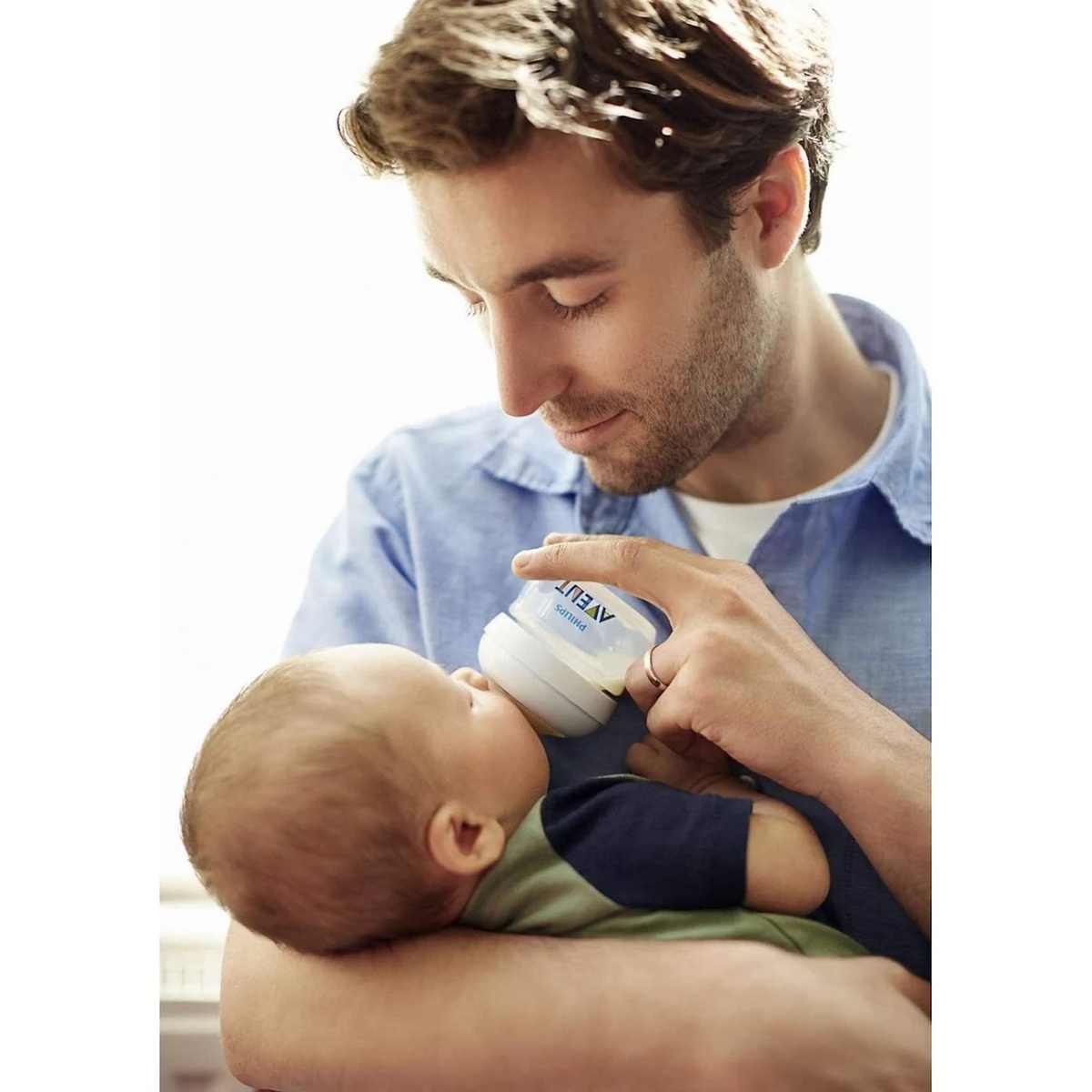 Bình sữa Philips Avent mô phỏng tự nhiên SCF039/17 (60ml) cho bé từ 0M+ - mặt sau