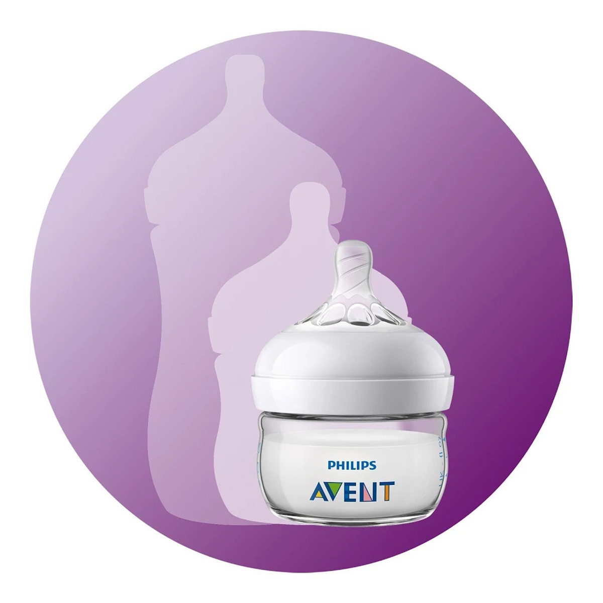 Bình sữa Philips Avent mô phỏng tự nhiên SCF039/17 (60ml) cho bé từ 0M+ - mặt phải