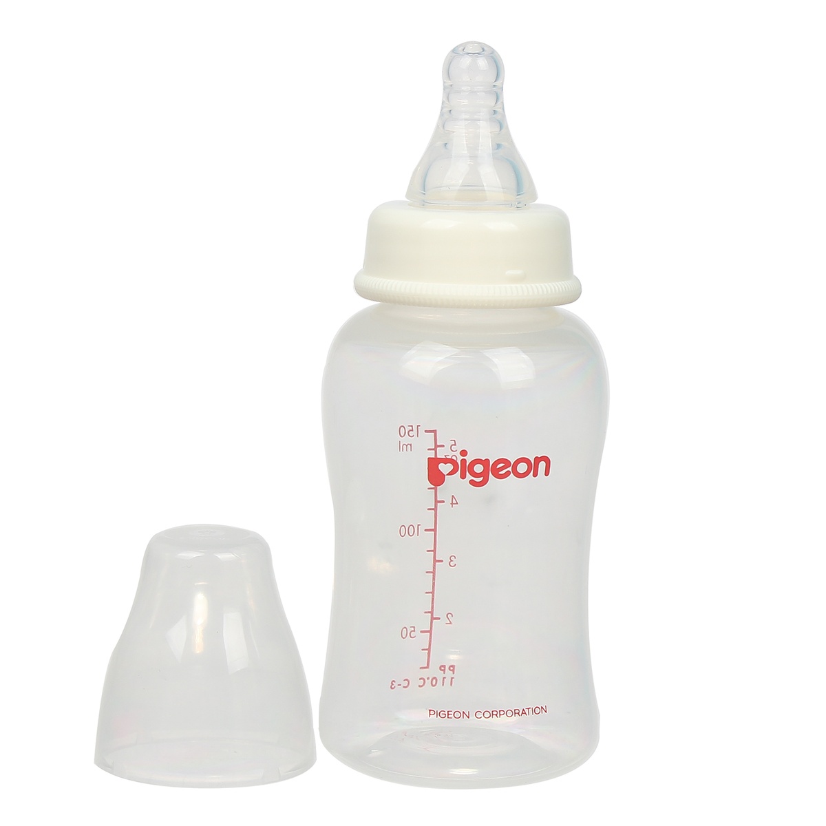 Bình sữa Pigeon 150ml  Streamline (> 0 tháng tuổi) - mặt trái