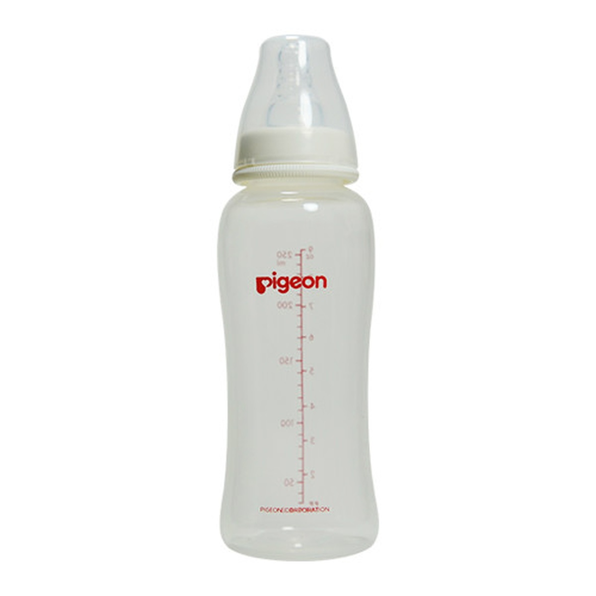 Bình sữa PP Streamline Pigeon 250ml - mặt trái