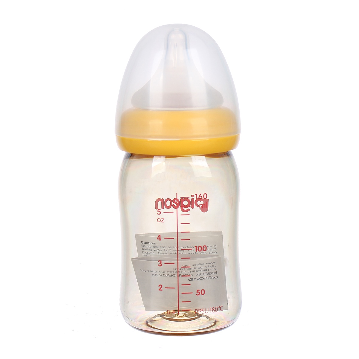 Bình sữa Pigeon PPSU 160ml  - mặt sau