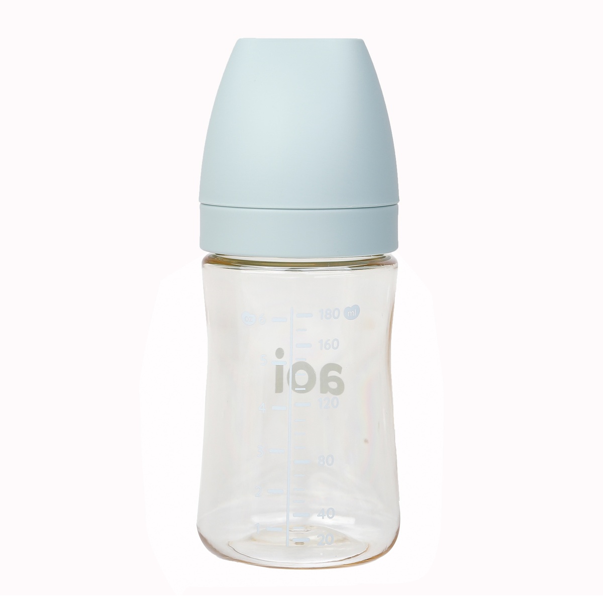 Bình sữa PPSU Aoi Flow 180ml (Màu ngẫu nhiên) - mặt trái