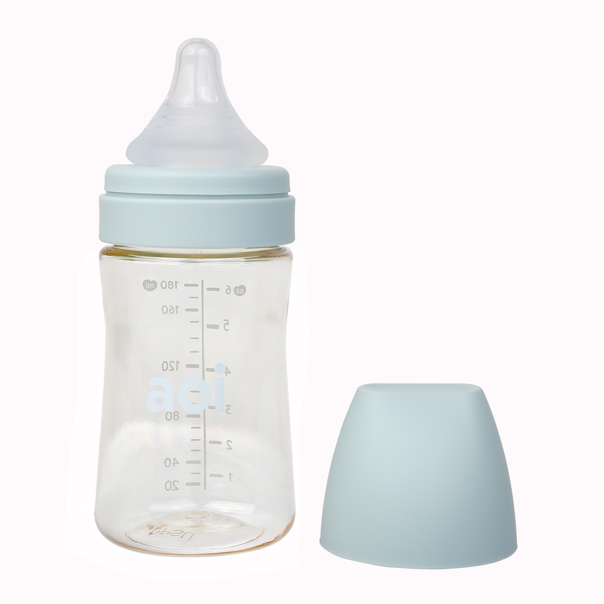 Bình sữa PPSU Aoi Flow 180ml (Màu ngẫu nhiên) - mặt phải